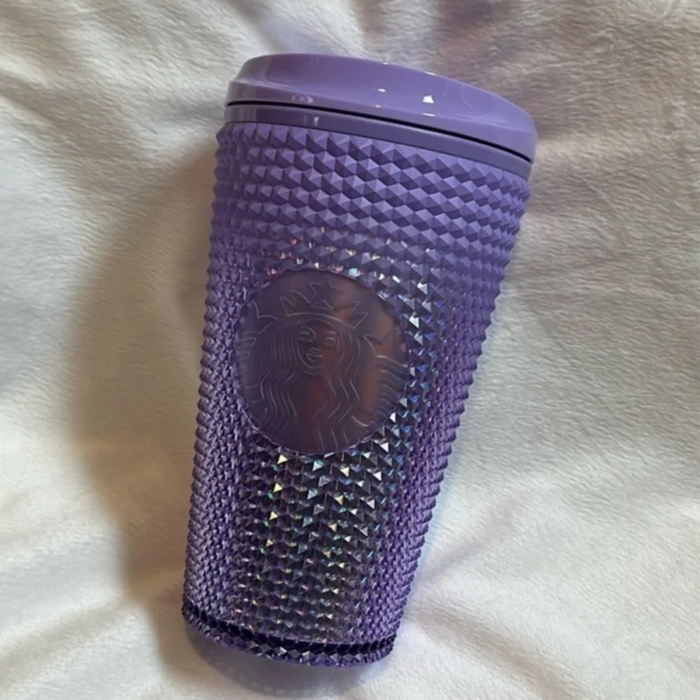 Starbucks 2023 Lilac Purple Gradient Studded Sip Top Grande Tumbler